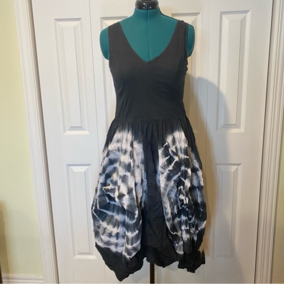 Chelsea & Theodore Convertible Tie Dye Cotton Summer Maxi Dress Size Large - Picture 5 of 9